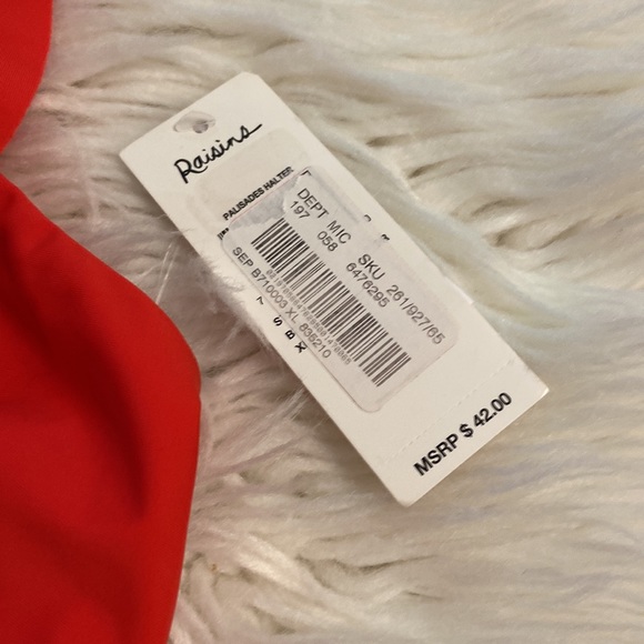 Raisins Two pieces swim brand new with tags size XL color red - Picture 6 of 17